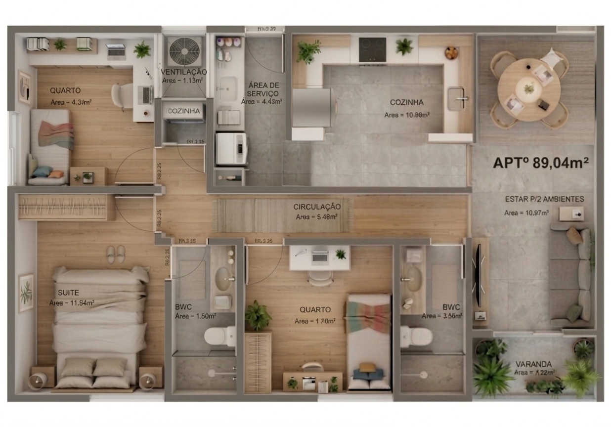 Planta Residencial 1
